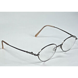 Elle Silver / Multicolor Metal Full Rim Oval 50-18-130 Eyeglasses FRAMES ONLY